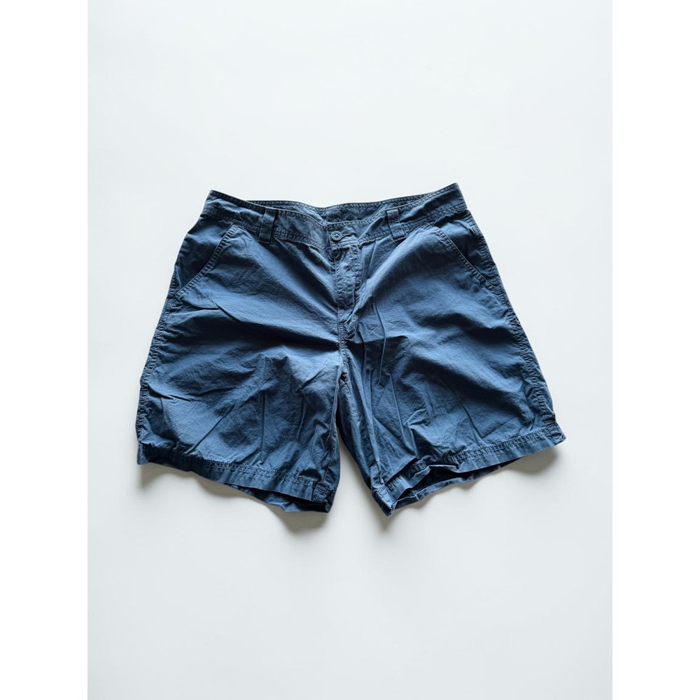 Columbia Sportswear Mens Navy Blue Outdoor Hiking Shorts Size 36W 8L